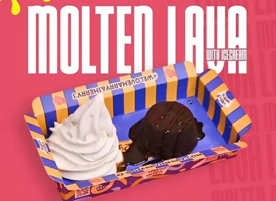 Molten Lava with Ice Cream