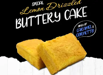 Butter Tea Cake with Ice Cream